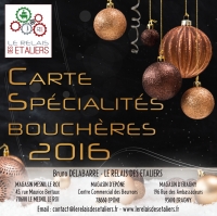 Carte Festive 2016 du Relais des Étaliers